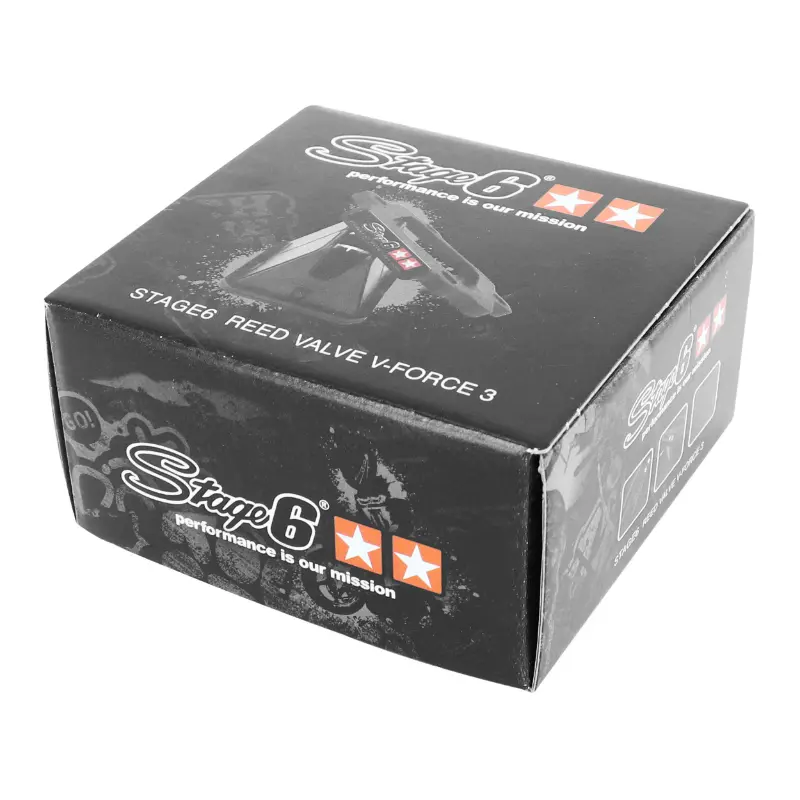 Flatterventilbox Stage 6 V-Force Venturi 50 AM6 Minarelli Karbon — Ansicht 3