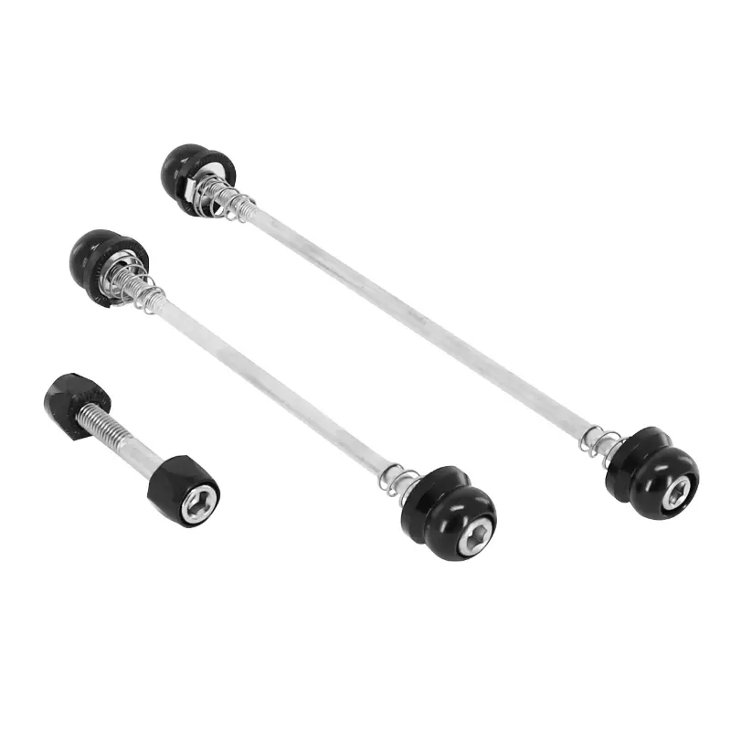 Kit blocage rapide VTT avant arrière et serrage selle Newton noir 130-135 (160 mm) - 3 pièces