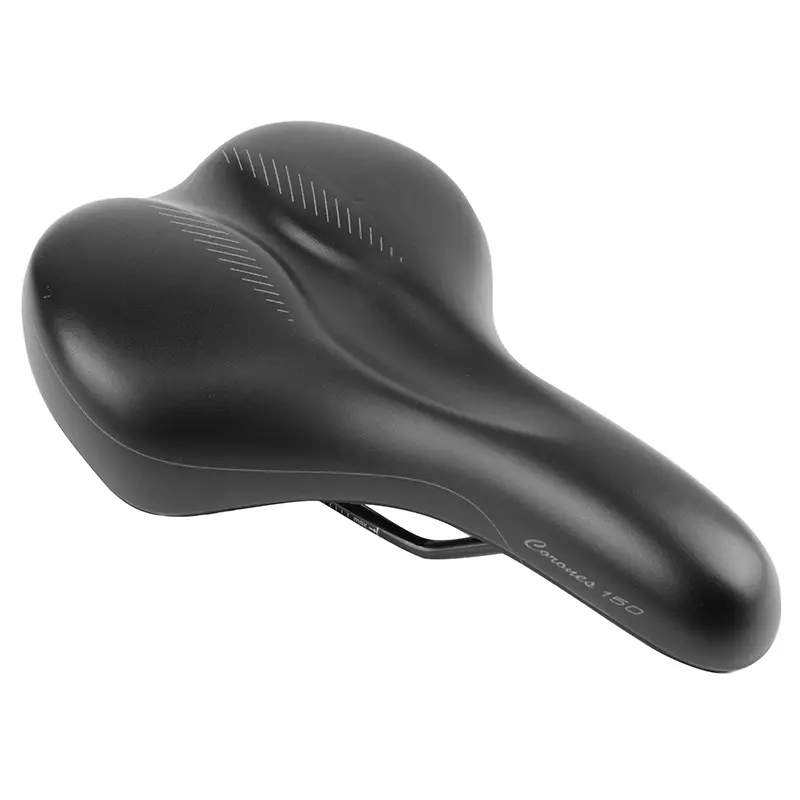 Selle Newton City Fluidynamic Double Densité Confort 50 Modéré Noir Homme 282x180mm