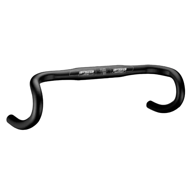 Cintre route FSA Vero aluminium noir 31,8 mm 44 cm extérieur (axe-axe 42 cm)