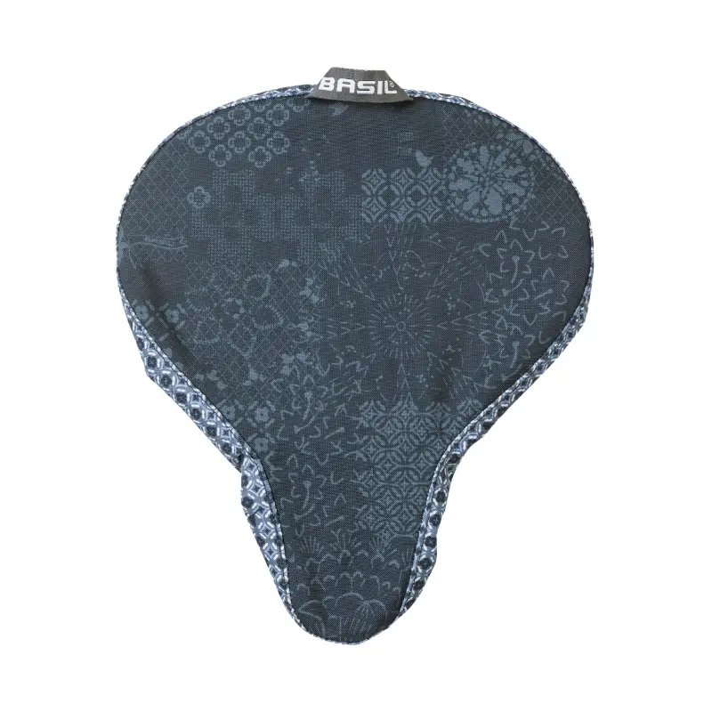Couvre-selle vélo Basil Bohème imperméable bleu indigo (28X23CM)