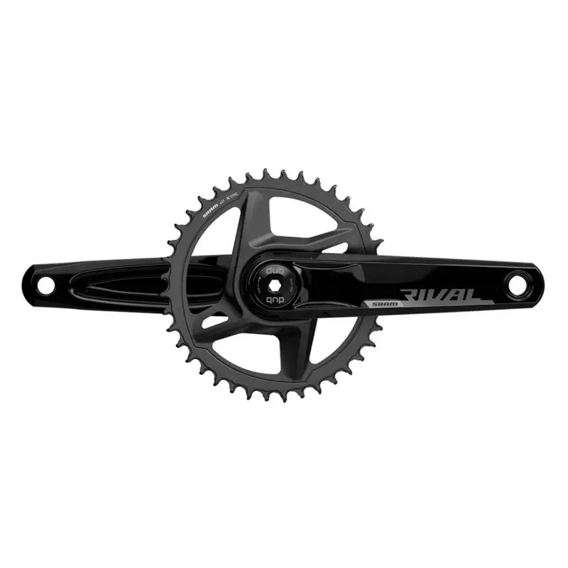 SRAM 12V Rennrad-Kurbelgarnitur RIVAL ALU GRAVEL, integrierte DUB-Achse 172.5MM 46Z (ohne Lager)