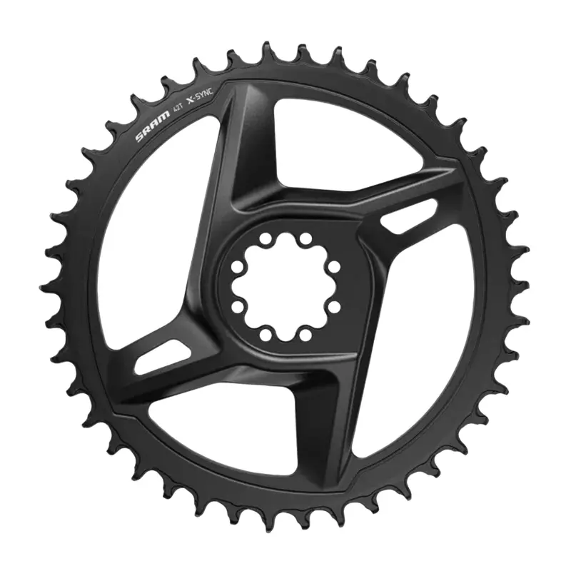 Gravel-Kettenblatt Direct Mount für Sram Original 40DTS Mono Rival Alu schwarz X-Sync 12V.
