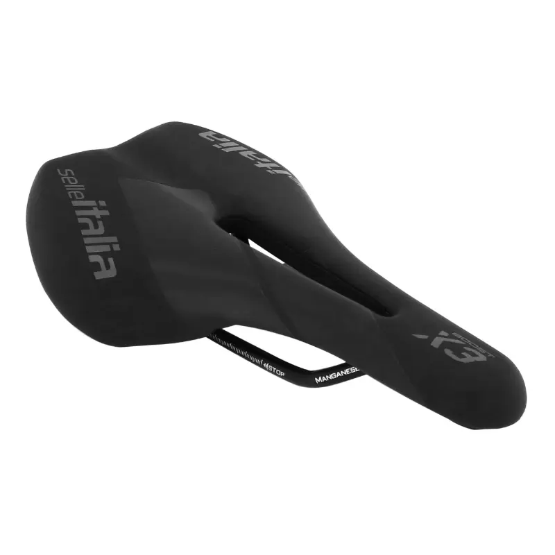 Selle Italia Route-VTT X3 Boost Noir Flow Chassis Manganèse 250x145