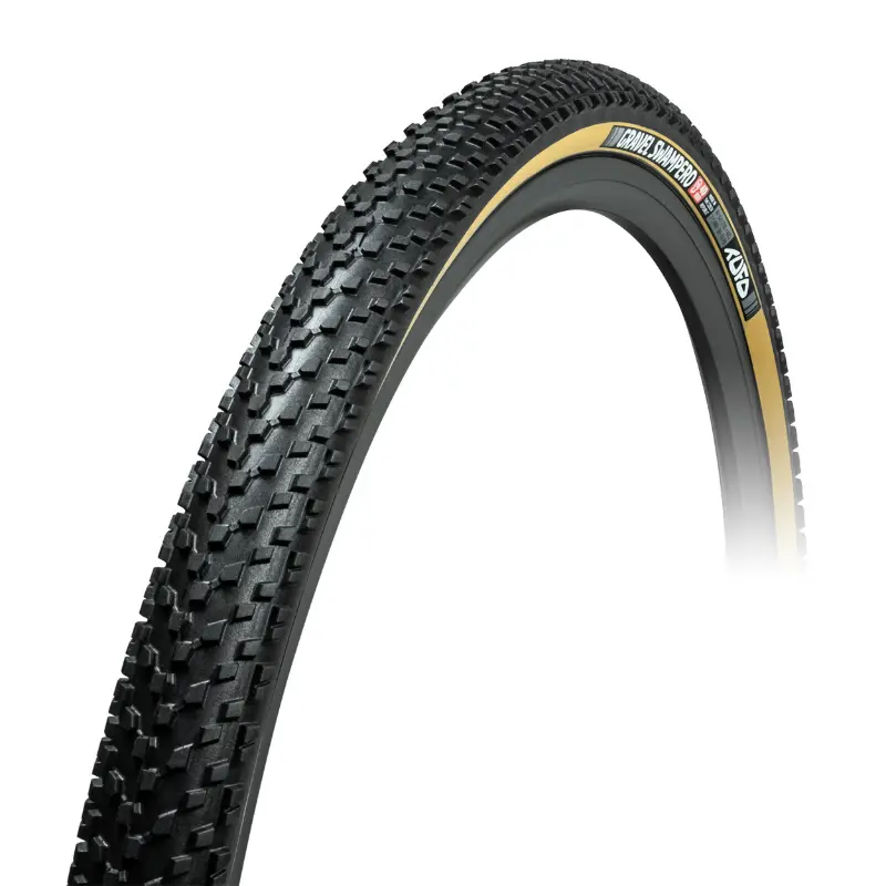 Pneu gravel 700 x 36 Tufo swampero noir-beige tubeless ready TS (36-622)