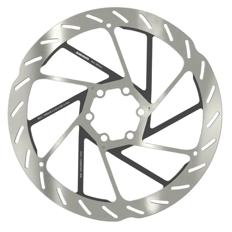 Disque de frein VTT SRAM HS2 180 mm 6 trous argent