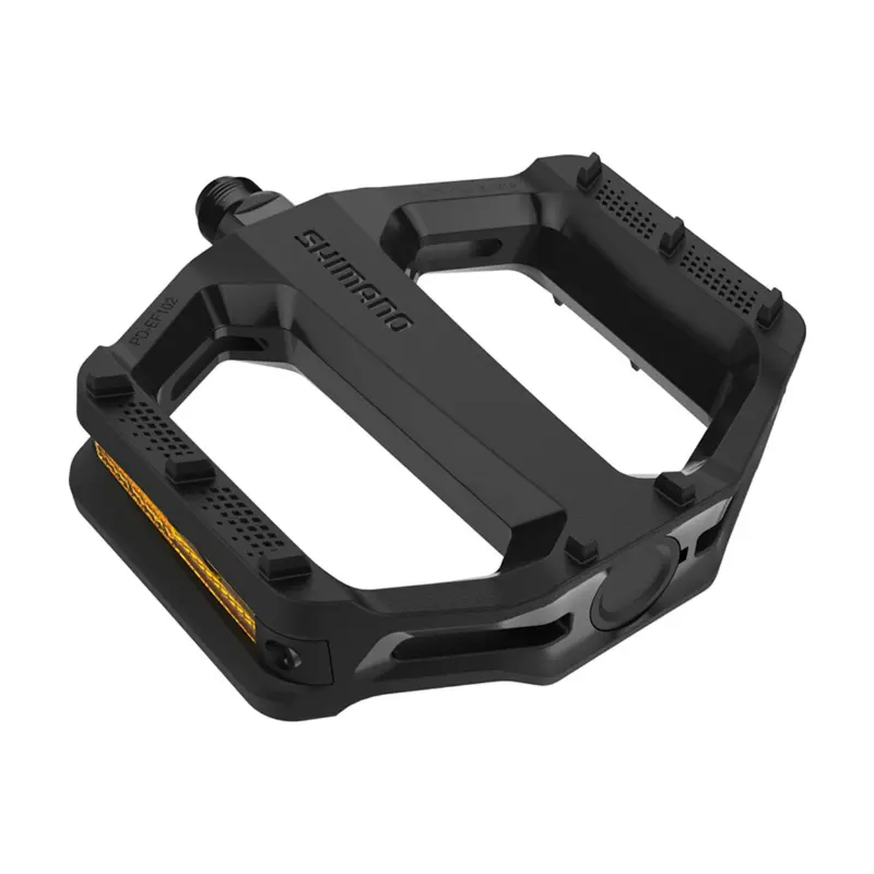 Pédales VTT plate Shimano Explorer PD-EF102 résine noir 9-16" (paire)