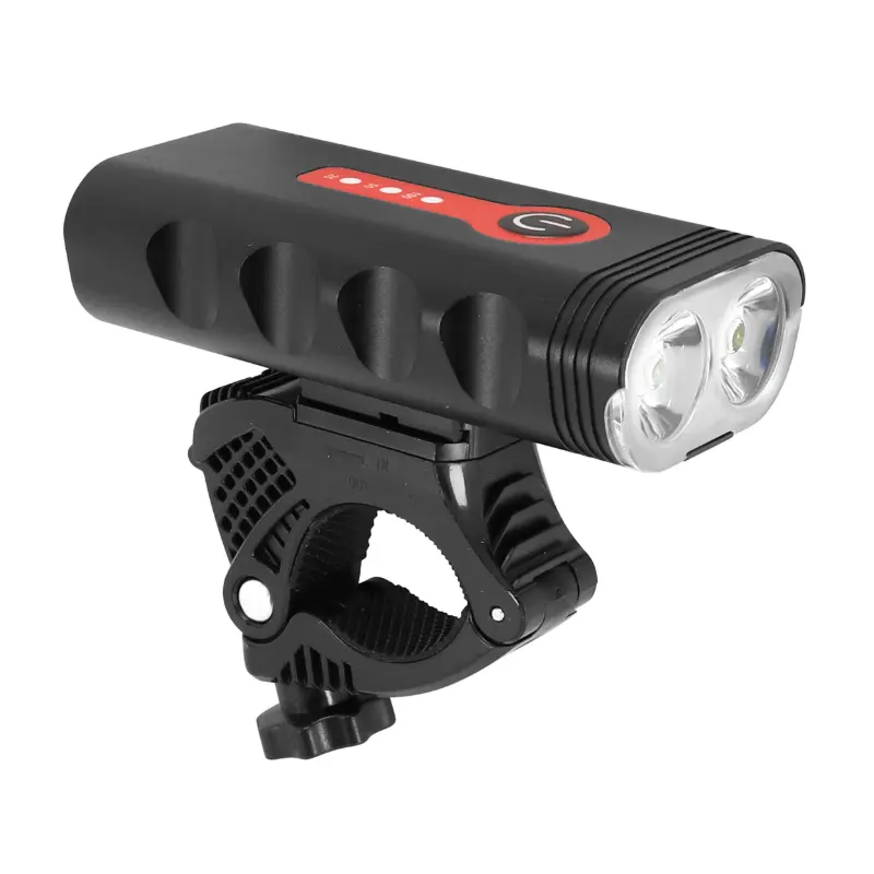Eclairage velo usb avant LG-PL1000 sur cintre P2R 1000 lumen 4 modes (autonomie 3H-6H) noir