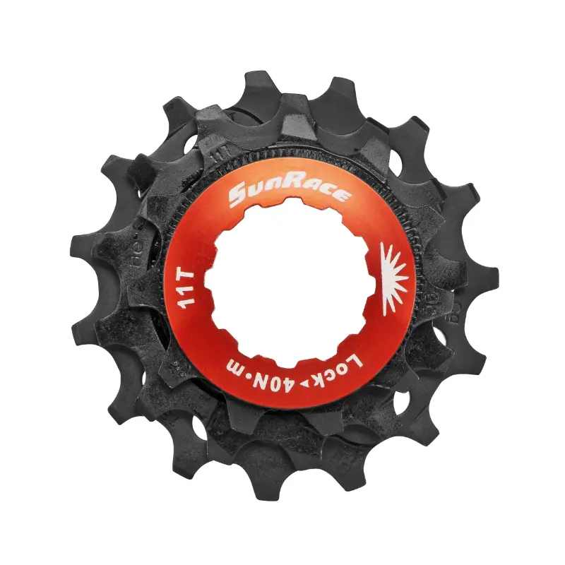 Kit 3 pignons Sunrace pour cassette 11V 11-13-15 noir avec contre-écrou de blocage