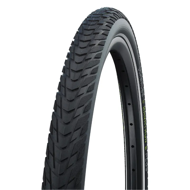 Reifen VTC Schwalbe Marathon E-Plus 700 x 38 TR schwarz Verstärkung 5mm Flanke Reflex zugelassen VAE E50
