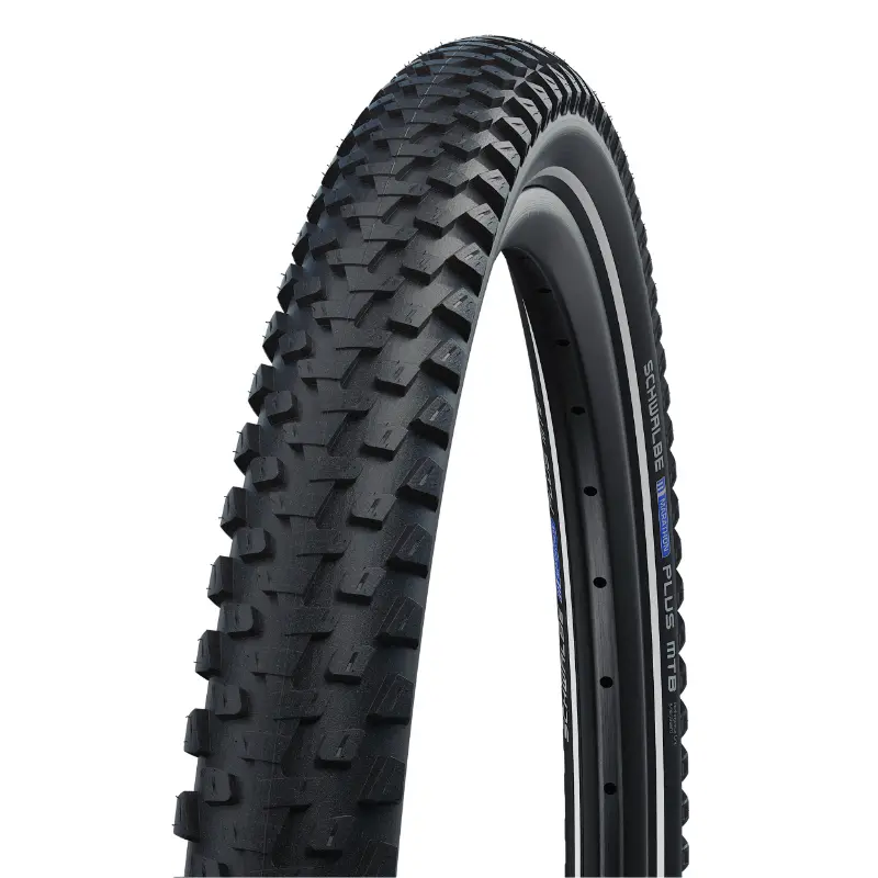 MTB-Reifen Schwalbe Marathon Plus 29 x 2.25 MTB Stollen schwarz TR (57-622) Seitenwandverstärkung Reflex zugelassen für E-Bike E50