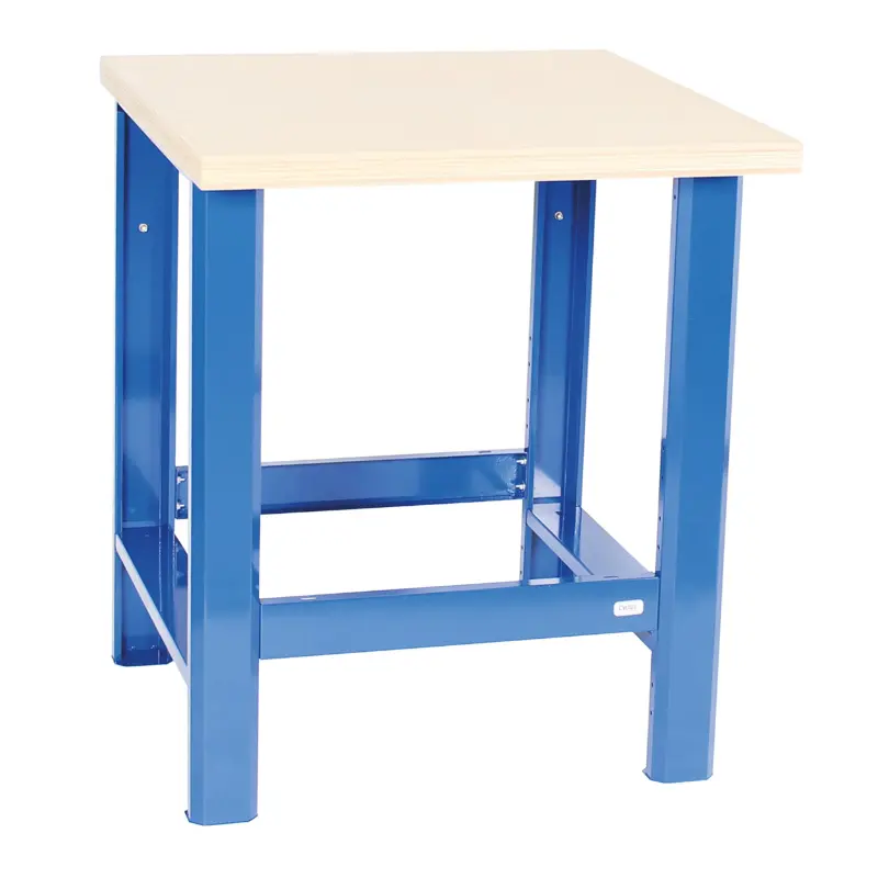 Établi-table de travail Cyclus Pro 750 x 750 x 895 mm bleu
