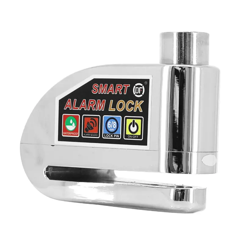 آرم لاک ڈسک لاک الارم ساؤنڈ 10 ملی میٹر قطر 110 ڈی بی کروم — 2 ویو