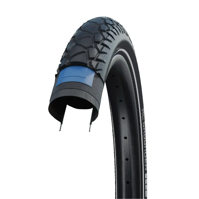 Pneu VTT 29 x 2.35 Schwalbe Al Grounder Addix Performance noir TR Double Defense Flanc Reflex homologué VAE E50