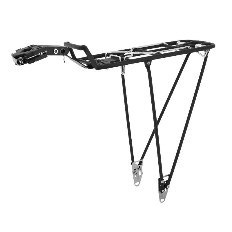 Φορείο ποδηλάτου πίσω Pletscher Quick Rack αλουμινίου μαύρο σε σωλήνα σέλας 24-35 mm — προβολή 3
