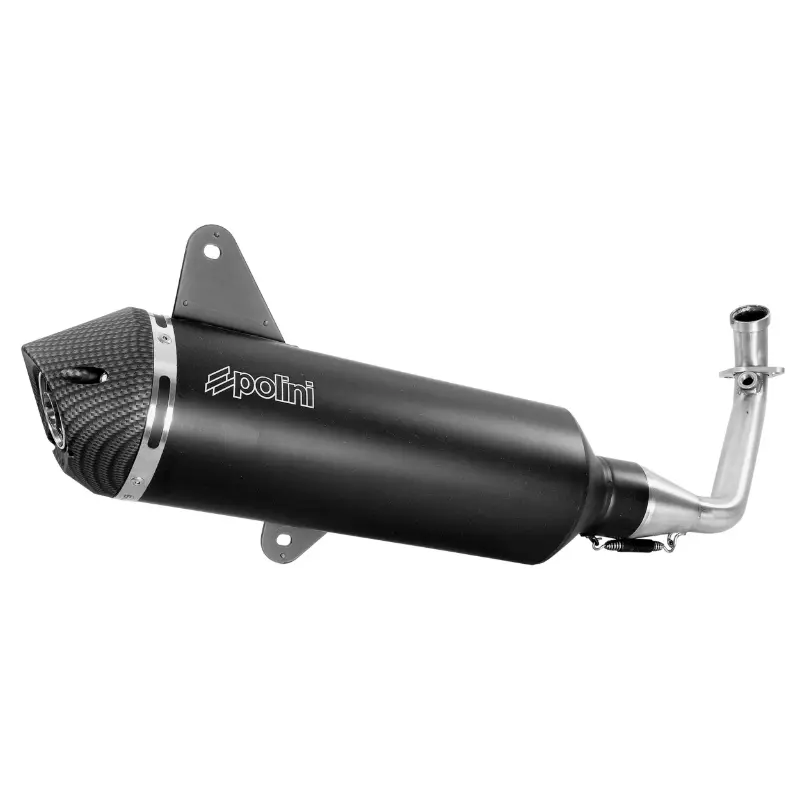 Silencieux Polini noir maxiscooter Piaggio 300 Vespa GTS 2020+ Euro 5 homologué CE