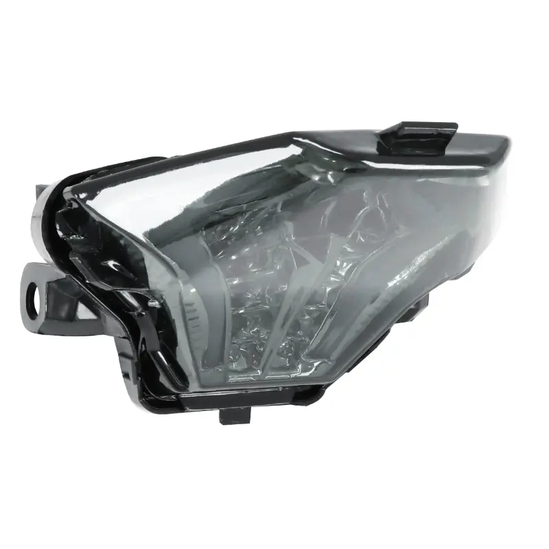 ایڈجسٹ ایبل Yamaha MT-07 700 ٹرانسپیرنٹ AVOC ایل ای ڈی ٹیل لائٹ بلنکروں کے ساتھ