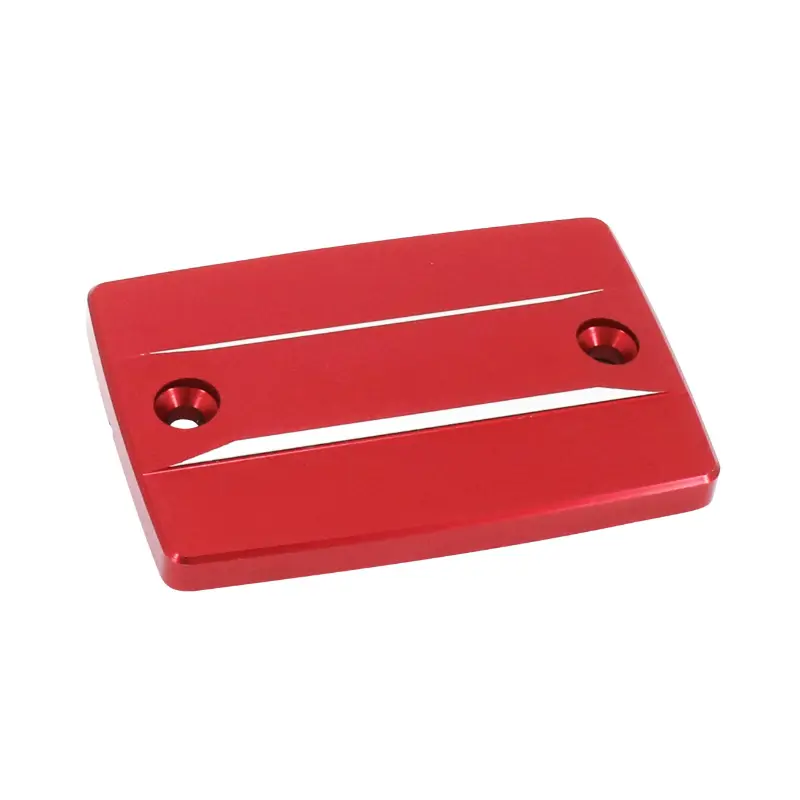 Couvercle de maître-cylindre de frein Yamaha 700 MT-07 aluminium anodisé rouge AVOC