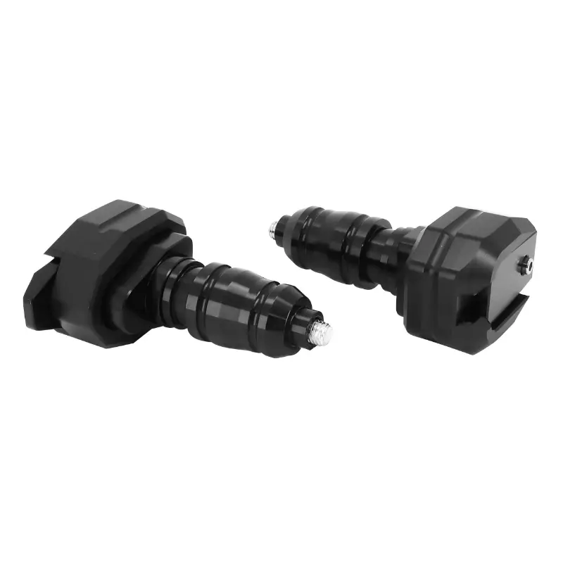 AVOC バイクプロテクションフット アルミCNC黒色アルマイト d.10 mm (ペア)