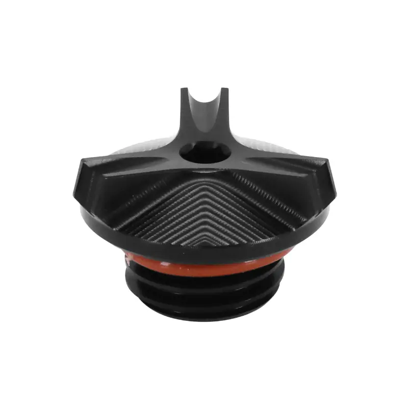 Bouchon de remplissage d'huile AVOC aluminium CNC anodisé noir Yamaha MT-07 700