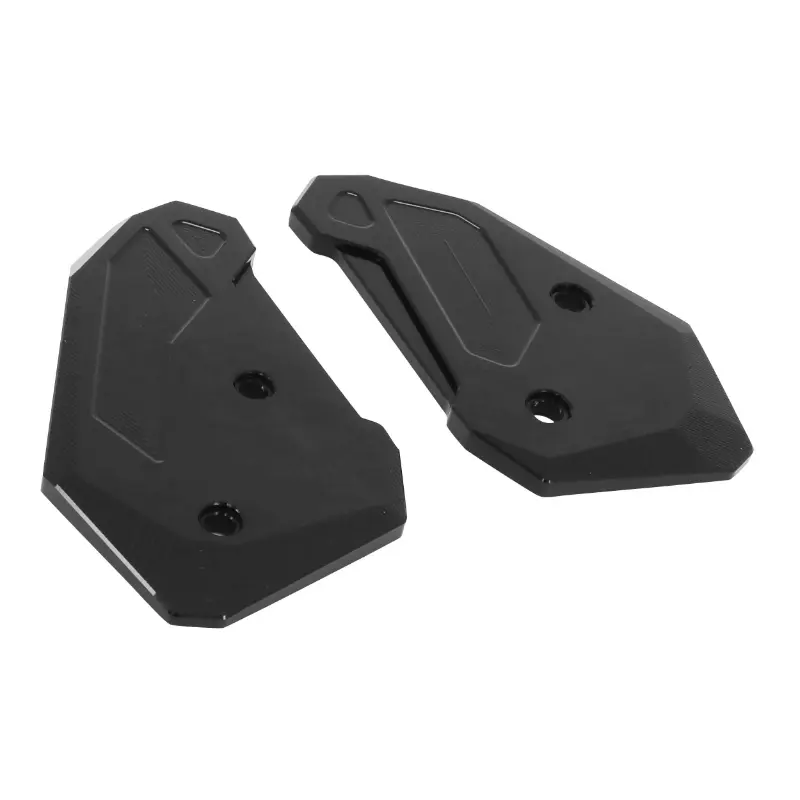 Fußrastenplatten-Schutz AVOC für Yamaha MT-07 700 2014+ Aluminium CNC schwarz eloxiert (Paar)