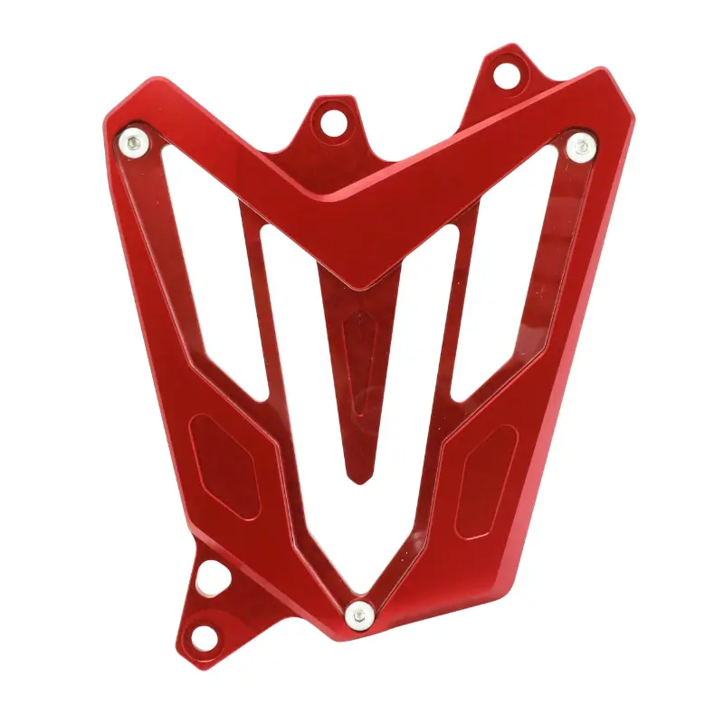 Protège-cache pignon AVOC Yamaha 700 MT-07 aluminium CNC anodisé rouge