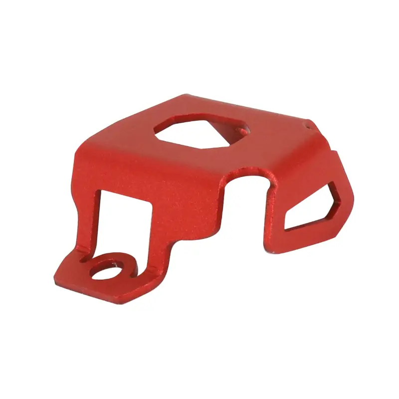 Couvercle de protection bocal de liquide de frein arrière AVOC pour Yamaha MT-07 700 aluminium rouge