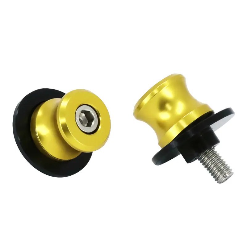 Diabolo moto M8 alu anodisé or AVOC (paire)