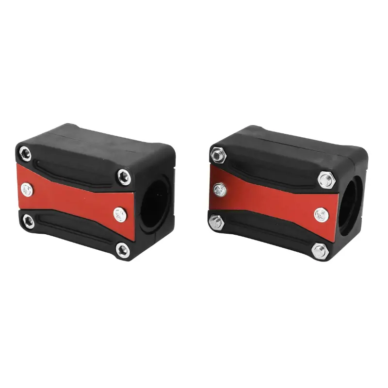 Bumper protection moteur Avoc pour Honda 750 X-ADV aluminium résine noir rouge (paire)