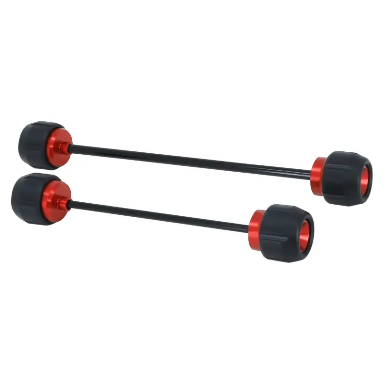 Etutaka-akselin suojus maxiscooter Honda 750 X-ADV alumiini punainen (pari)