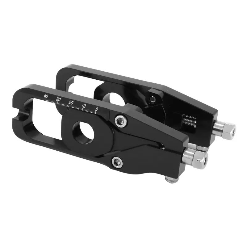 Kettenspanner AVOC für Kawasaki Z900 Aluminium schwarz eloxiert (Paar)
