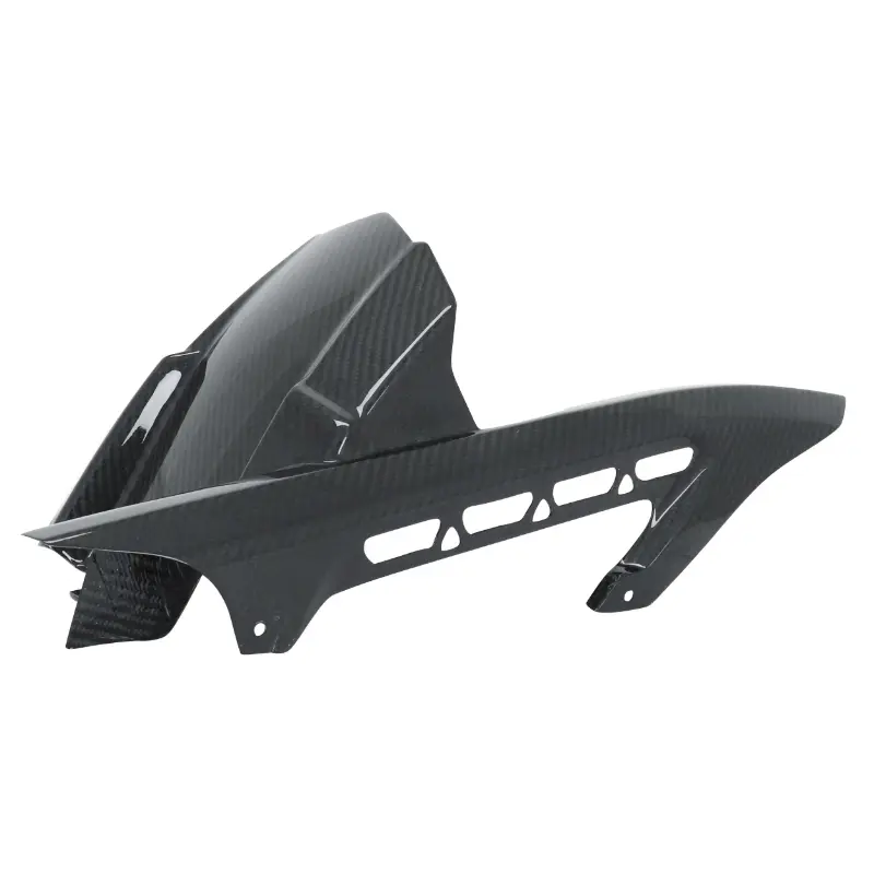 Karbon fiber zincir korumalı uyarlanabilir Kawasaki Z900 2017+ AVOC motosiklet arka çamurluğu
