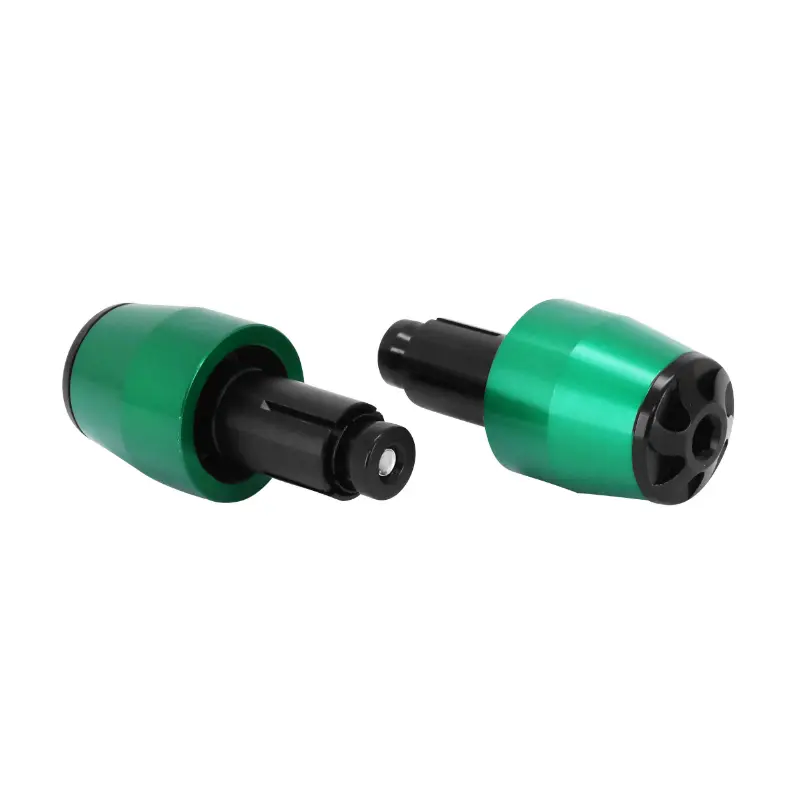 아노다이징 그린 알루미늄 핸들바 엔드 캡 AVOC Kawasaki Z900 Z650 직경 13 및 17 mm