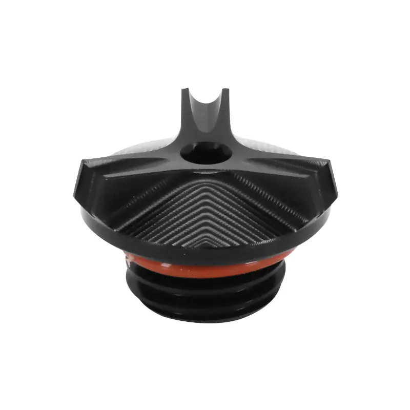 Bouchon de remplissage d'huile AVOC pour Kawasaki Z900 alu CNC anodisé noir