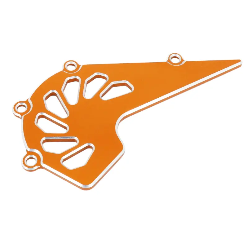 Protège-cache pignon AVOC KTM 125 Duke aluminium CNC anodisé orange