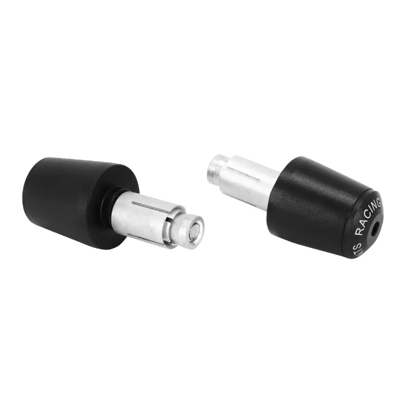 Embouts de guidon AVOC aluminium anodisé noir pour KTM 125 Duke diamètre 13 et 17 mm (paire)