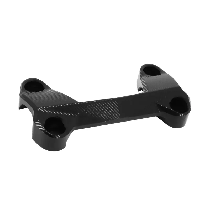 Pontet supérieur fixation de guidon AVOC KTM 125 Duke alu CNC anodisé noir