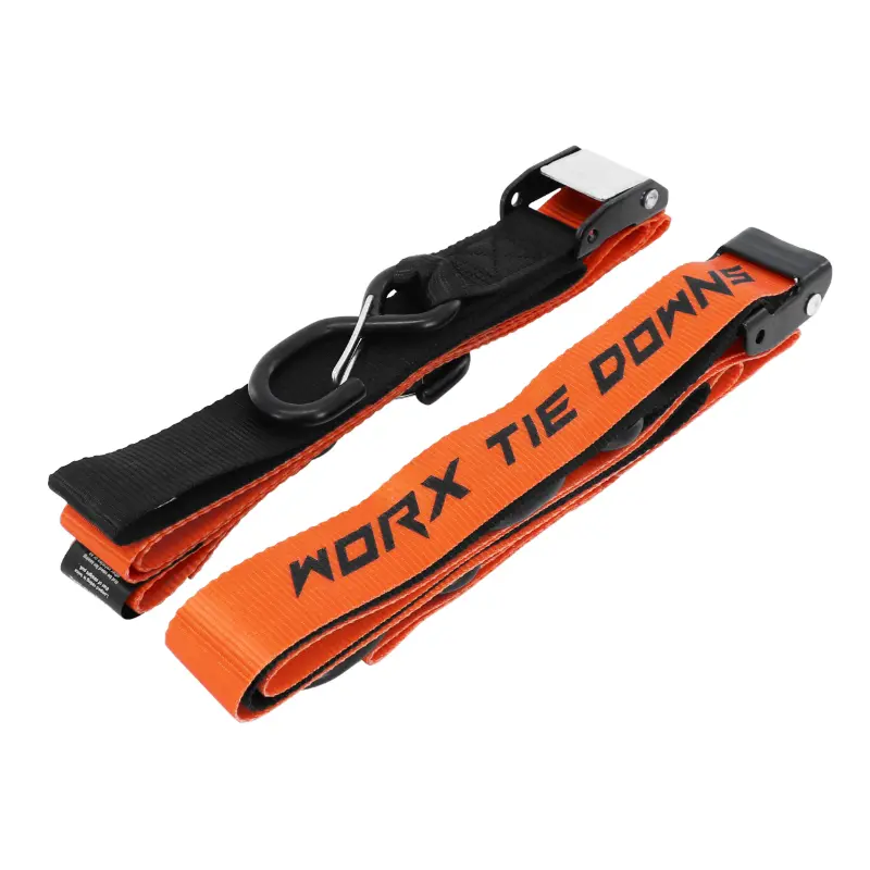 Motorrad-Sicherheitsgurt Auswahl P2R mit Schnappschloss und Karabiner orange 38 mm x 2,1 m (Belastbarkeit 550 kg) - Im Paar verkauft — Ansicht 2