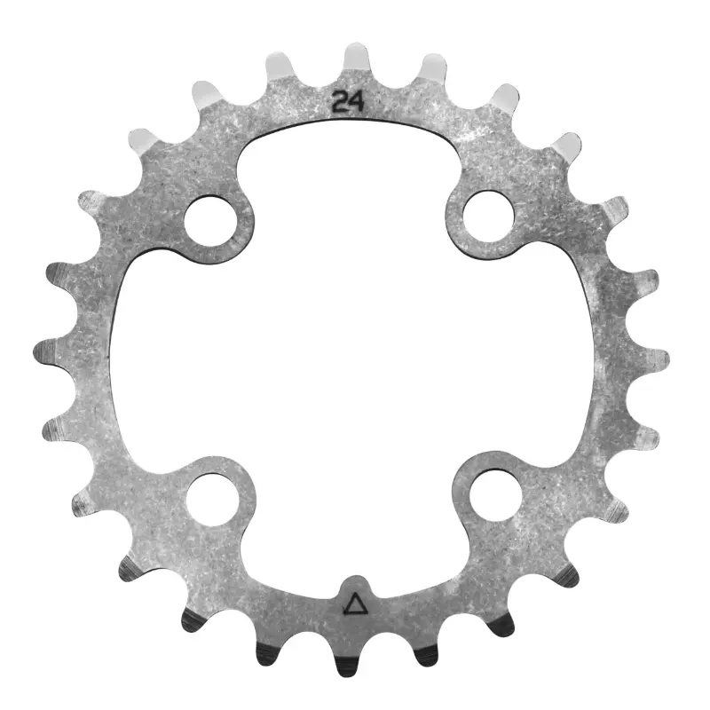 Plateau VTT Stronglight 4BRA 64 dents 24 DTS triple intérieur argent acier 8-9V