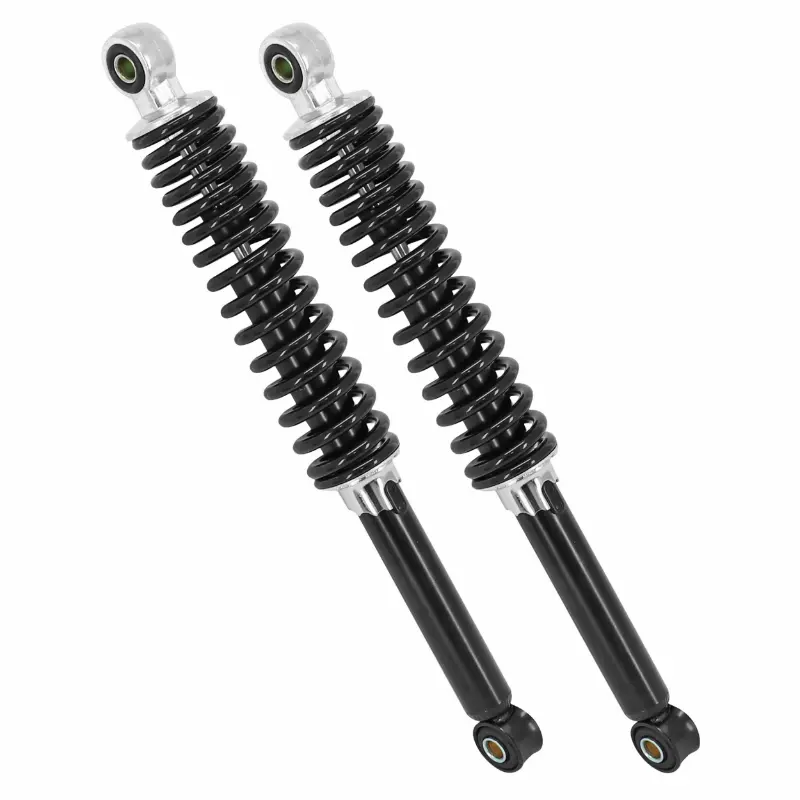 Stoßdämpfer Moped verstellbar schwarz Lochabstand 360 mm Paar