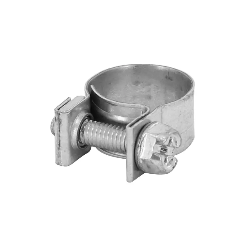 Collier de serrage acier à vis pour durite carburateur cyclo diam 12-14 mm larg 9 mm