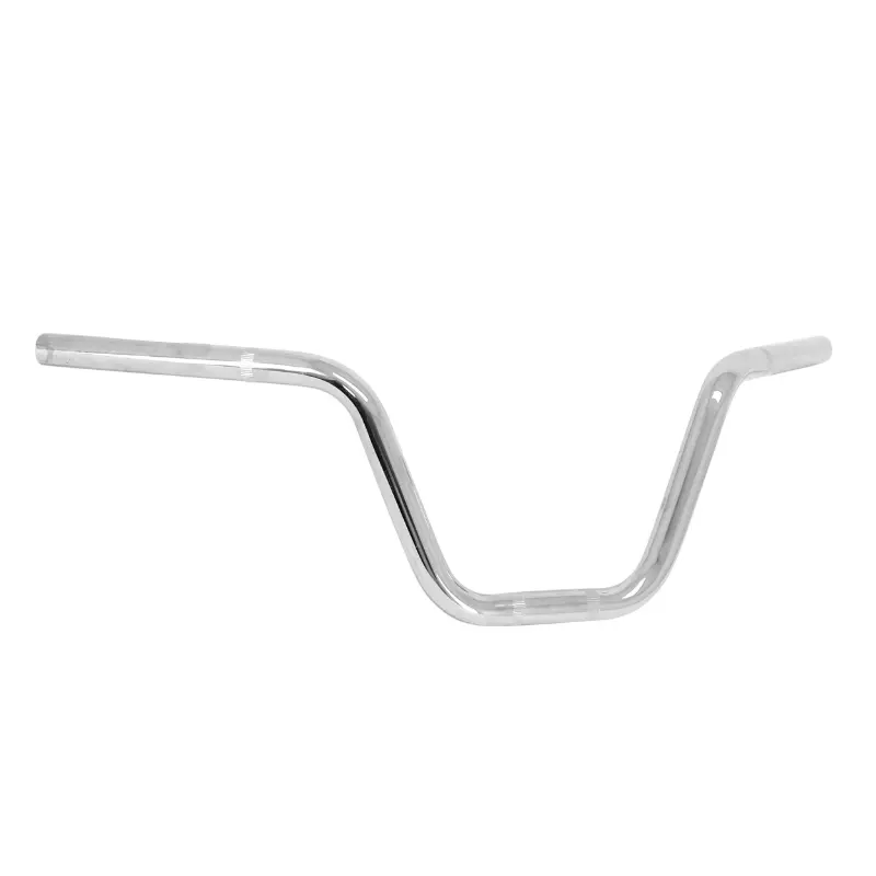 Guidon cyclo adaptable MBK 51 - Peugeot 103 SP, SPX, Fox diamètre 22 mm L610 mm H200 mm chrome