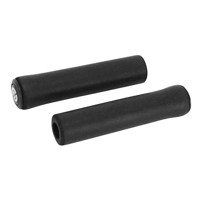 Poignée City-VTT Bike Ribbon silicone soft noir 22 mm 130 mm (paire)
