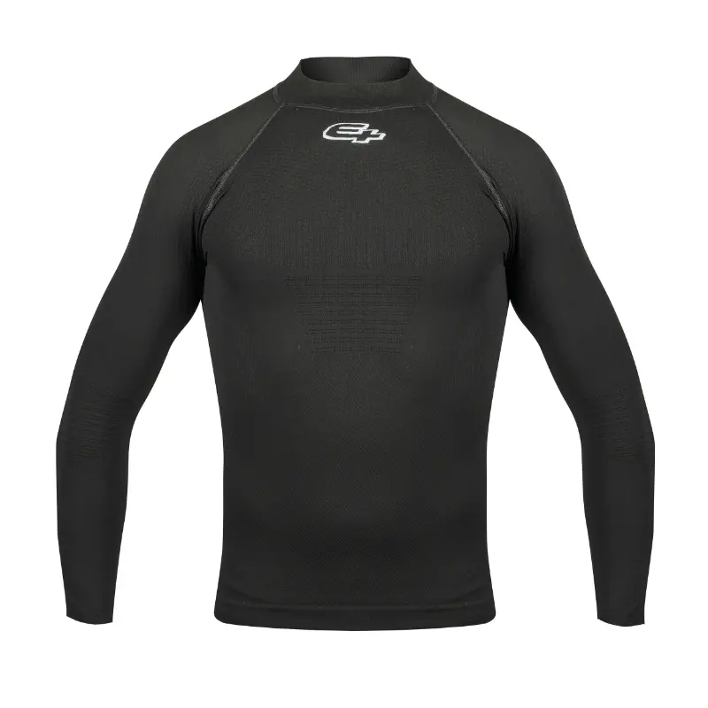 Gist pikkade varrukatega talve aluspesu must L-XL -0036
