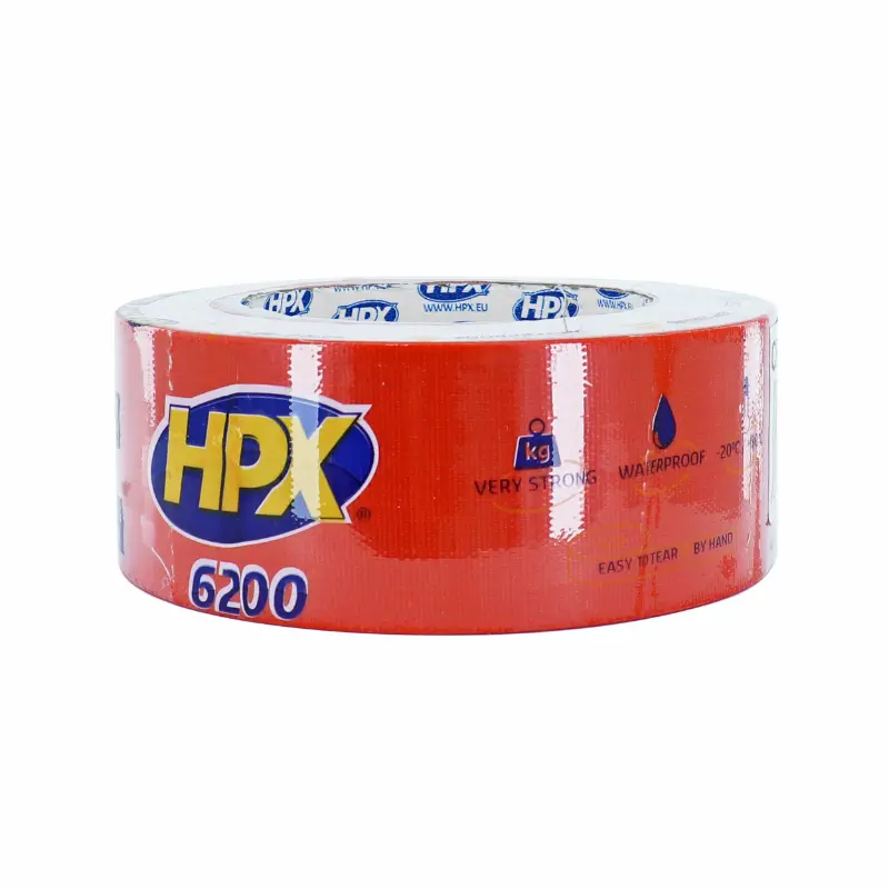 Лентов лепилен материал HPX 6200 червен 48 mm x 25 m — изглед 2