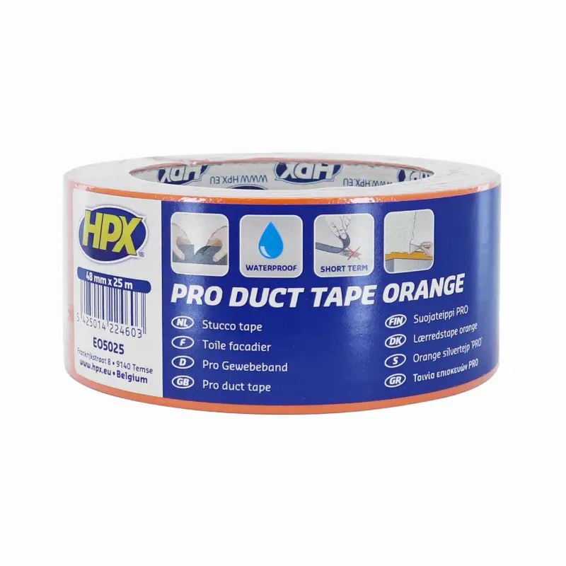 Ruban adhésif HPX toile orange 48 mm x 25 m