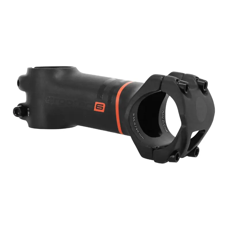 Potence VTT Ergotec Ray aluminium noir fixe cintre 35 mm longueur 90 mm pour fourche 1"1/8