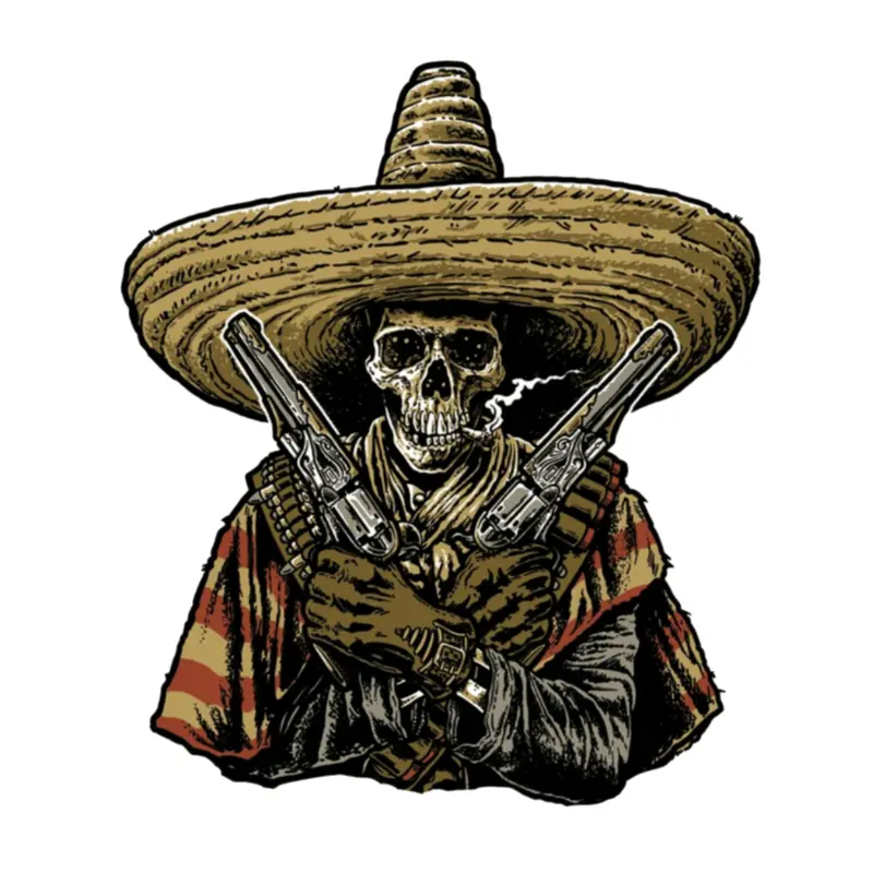 Lethal Threat Mini Devil Bandido 스티커 60X80MM
