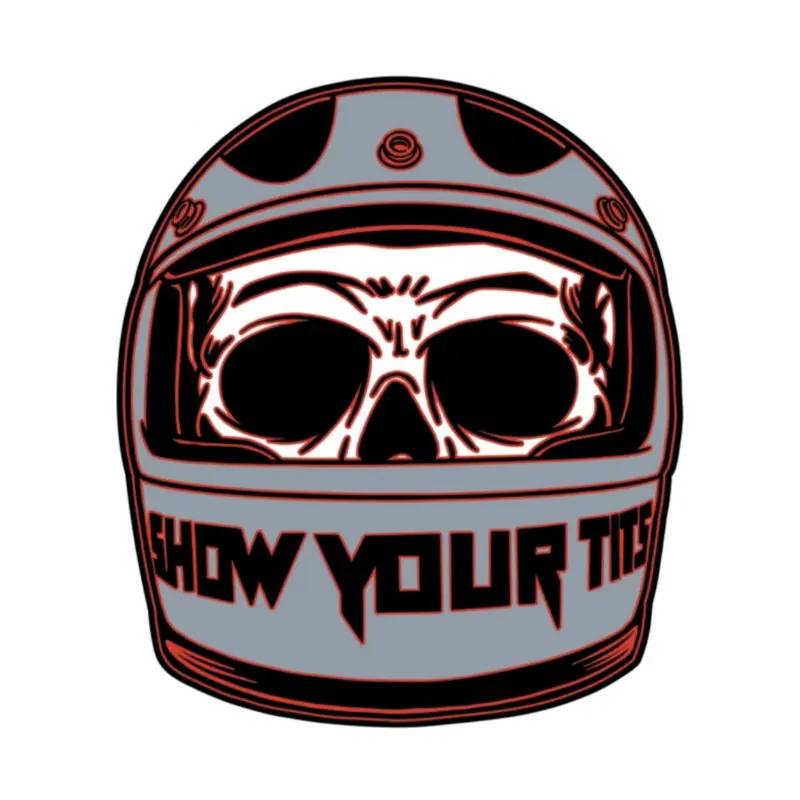 Aufkleber Lethal Threat Mini Show Tours Helmet 60x80mm