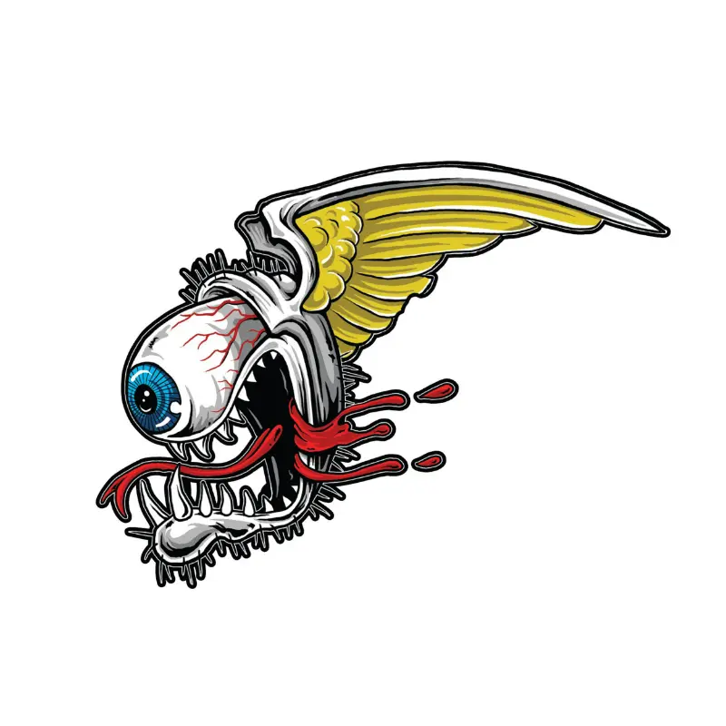 Lipdukas Lethal Threat mini hot eyeball monster 60x80mm